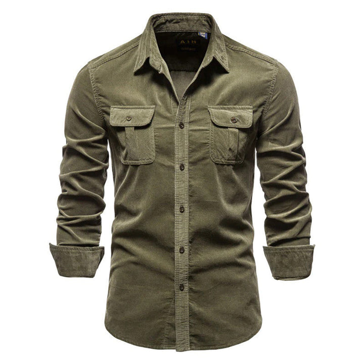 Men's Stylish Summer Corduroy Shirt-Metro Lane Plaza