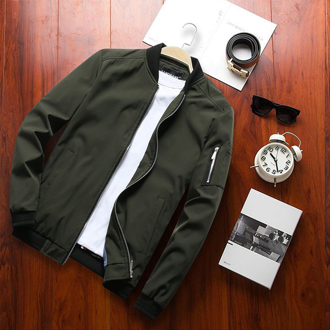Stylische Herren-Bomberjacke