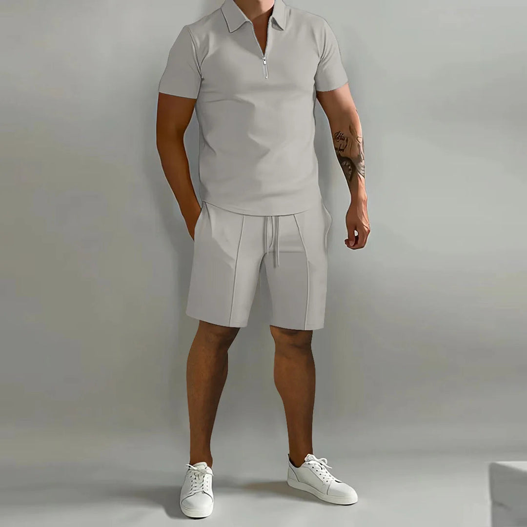 Charles | Men's Lightweight Casual Summer Outfit-Metro Lane Plaza