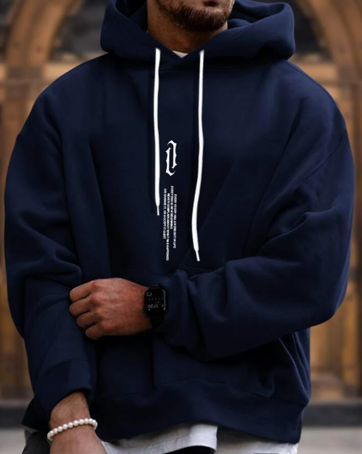 James | Men's Comfortable Stylish Cotton Blend Hoodie-Metro Lane Plaza