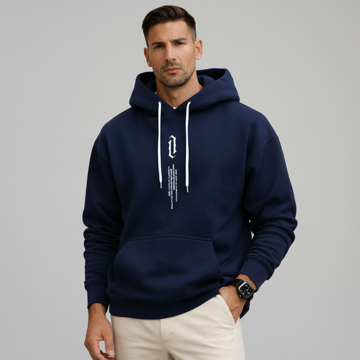 James | Men's Comfortable Stylish Cotton Blend Hoodie-Metro Lane Plaza