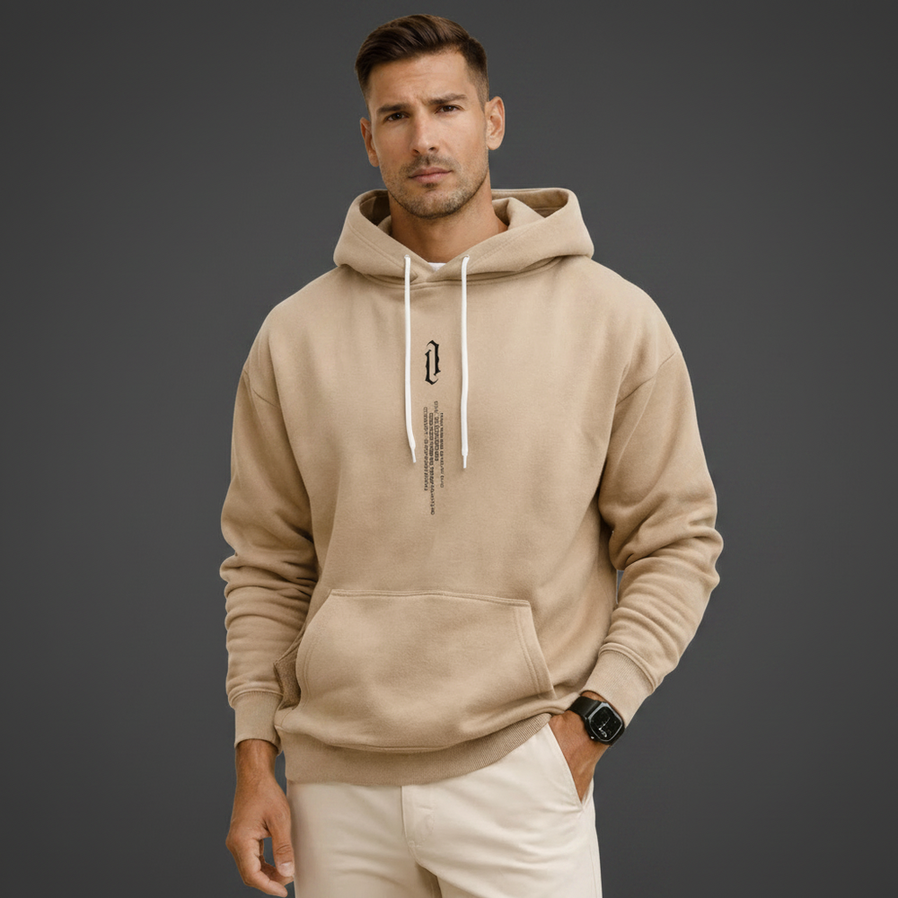 James | Men's Comfortable Stylish Cotton Blend Hoodie-Metro Lane Plaza