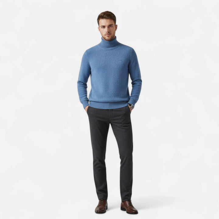 Calder | Men's Luxurious Comfortable Cashmere Sweater-Metro Lane Plaza