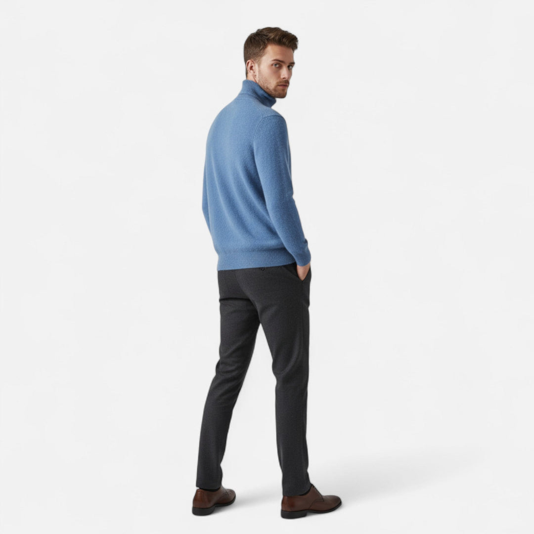 Calder | Men's Luxurious Comfortable Cashmere Sweater-Metro Lane Plaza