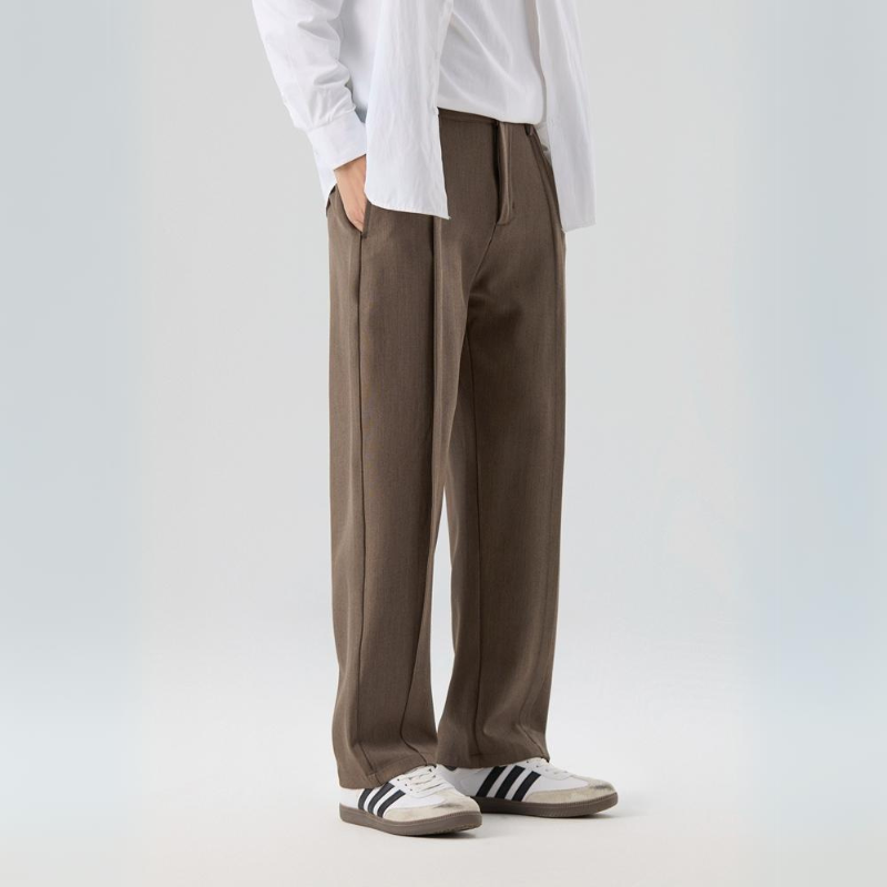 Carlton | Men's Relaxed Fit Pleated Trousers-Metro Lane Plaza
