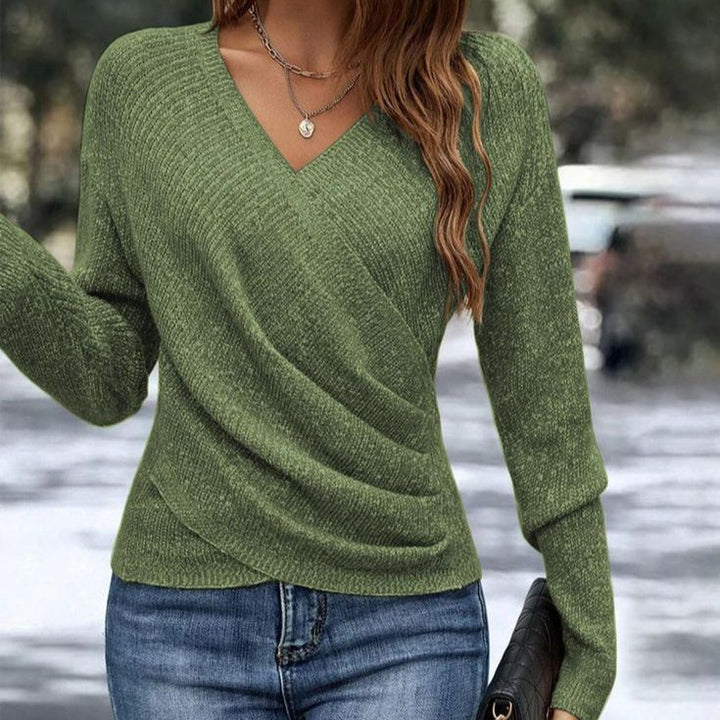 Catherine | Women's Cozy Versatile Wrap Sweater-Metro Lane Plaza