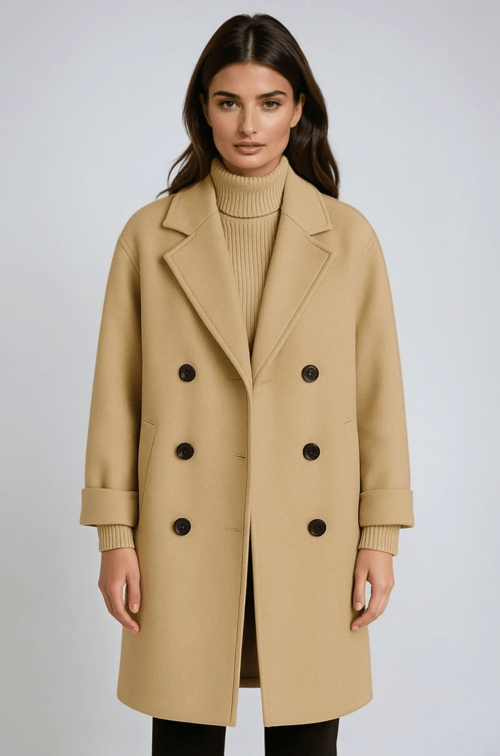 Women's Classic Belted Wool Coat