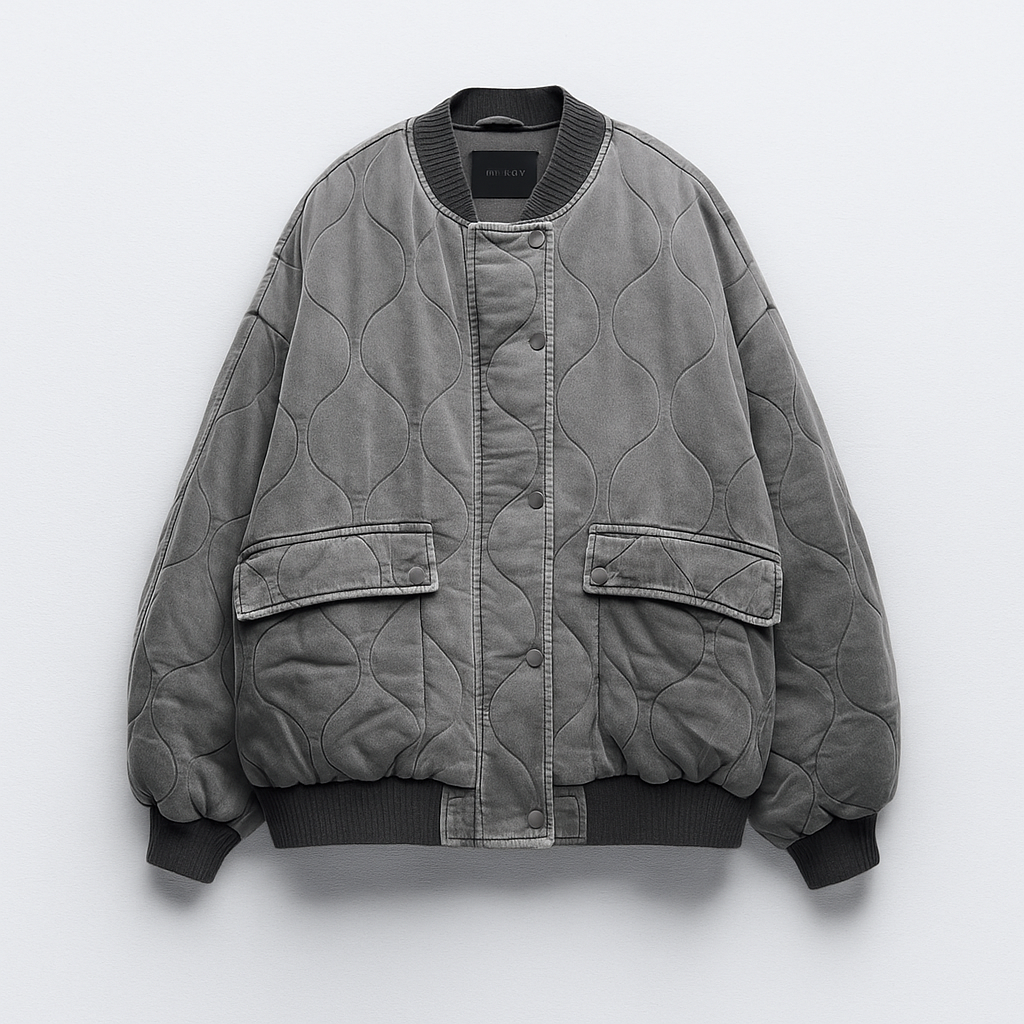Chaqueta bomber acolchada para mujer