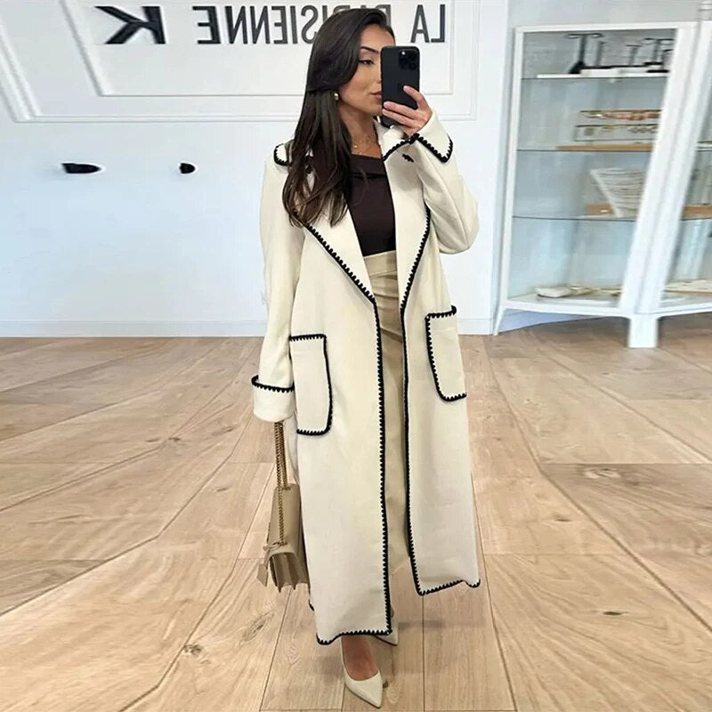 Hallie | Women's Elegant Fashionable Trench Coat-Metro Lane Plaza
