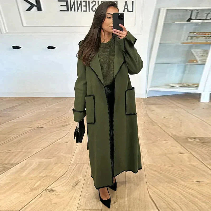 Hallie | Women's Elegant Fashionable Trench Coat-Metro Lane Plaza