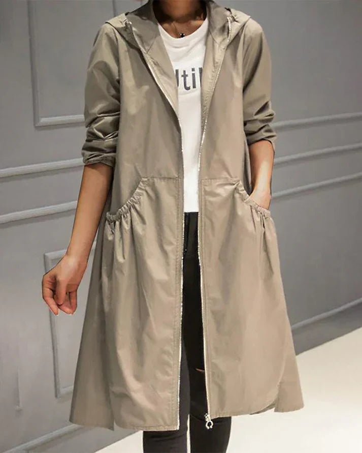 Arden | Women's Elegant and Comfortable Long Jacket-Metro Lane Plaza