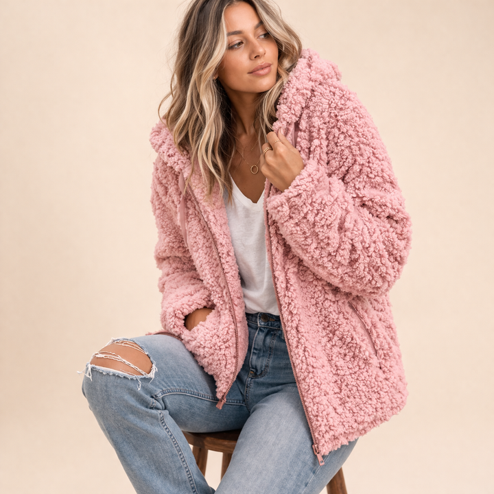 Emilia | Women's Elegant Cozy Winter Coat-Metro Lane Plaza