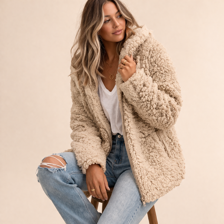 Emilia | Women's Elegant Cozy Winter Coat-Metro Lane Plaza