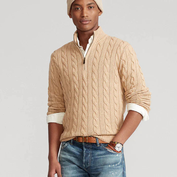Alexander | Men's Soft, Warm & Timeless Wool Sweater-Metro Lane Plaza