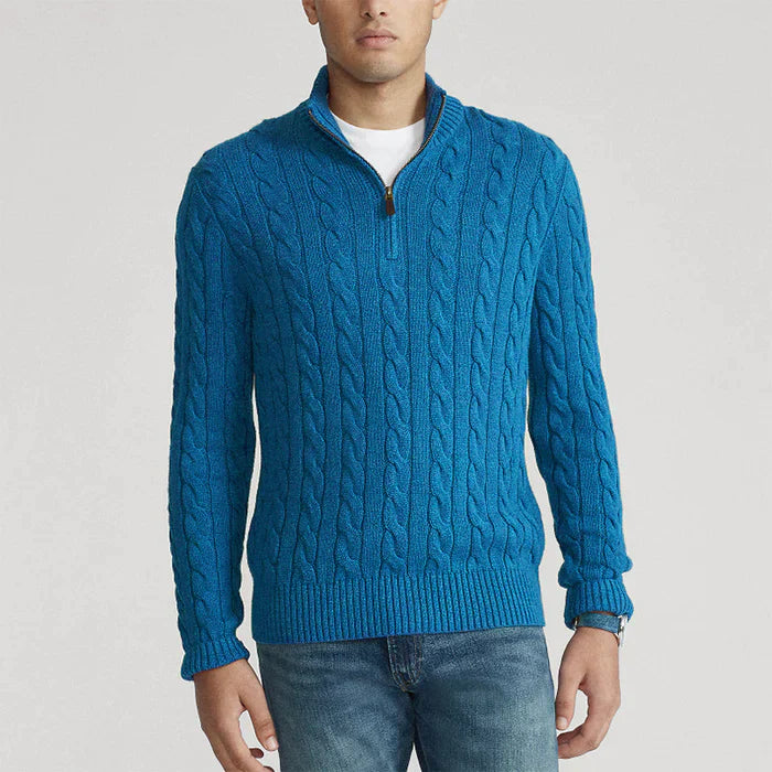 Alexander | Men's Soft, Warm & Timeless Wool Sweater-Metro Lane Plaza