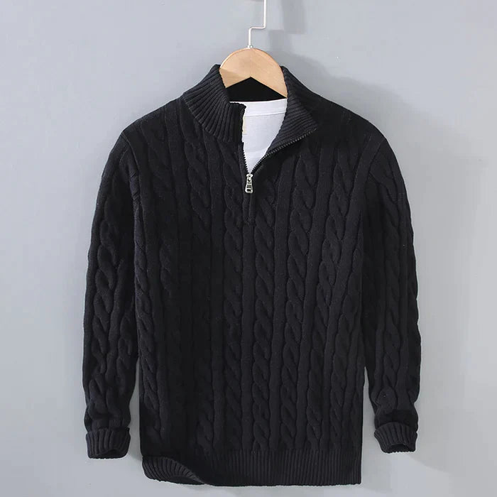 Alexander | Men's Soft, Warm & Timeless Wool Sweater-Metro Lane Plaza