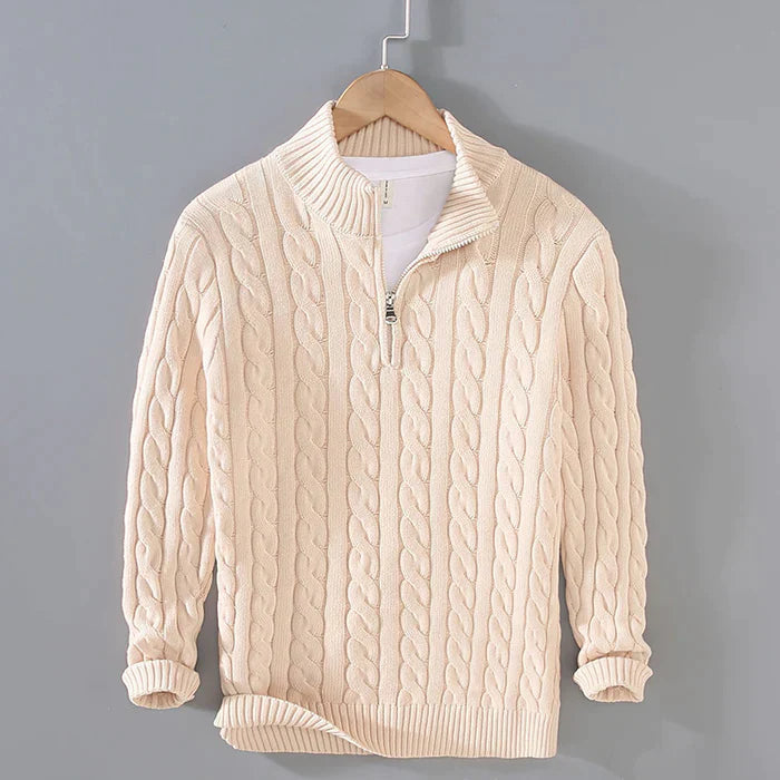 Alexander | Men's Soft, Warm & Timeless Wool Sweater-Metro Lane Plaza
