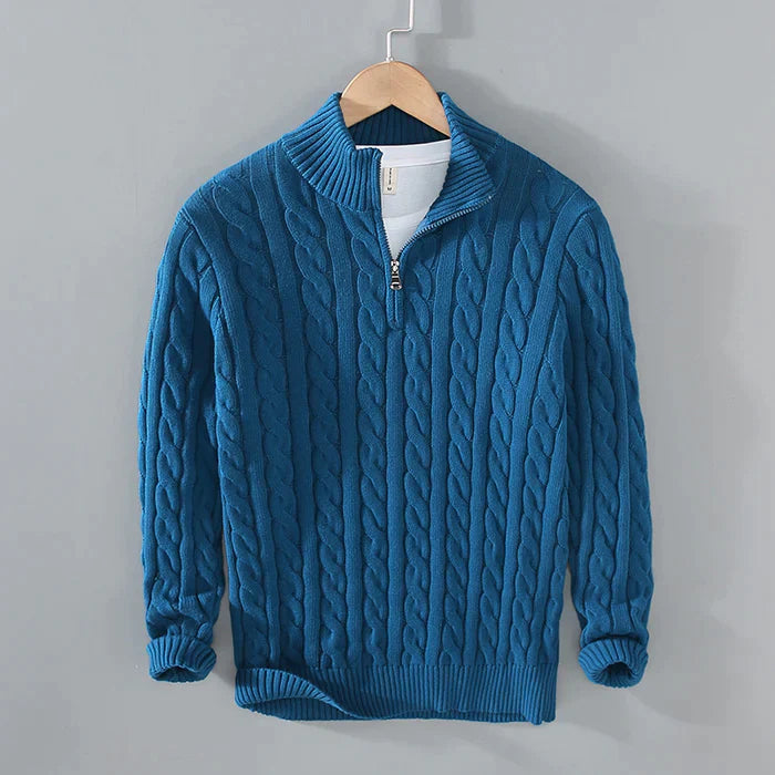 Alexander | Men's Soft, Warm & Timeless Wool Sweater-Metro Lane Plaza