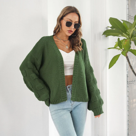 Aurelia | Women's Elegant Versatile Long Sleeve Cardigan-Metro Lane Plaza