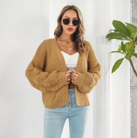 Aurelia | Women's Elegant Versatile Long Sleeve Cardigan-Metro Lane Plaza