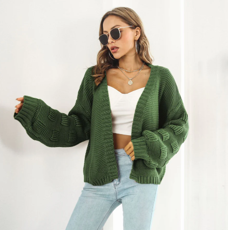 Aurelia | Women's Elegant Versatile Long Sleeve Cardigan-Metro Lane Plaza