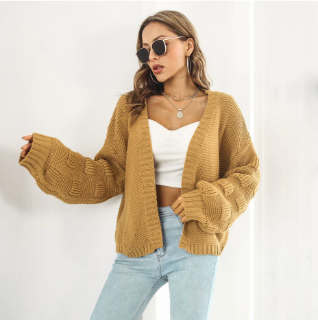 Aurelia | Women's Elegant Versatile Long Sleeve Cardigan-Metro Lane Plaza