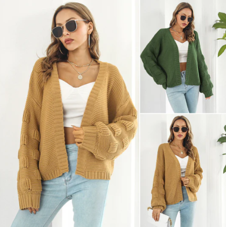 Aurelia | Women's Elegant Versatile Long Sleeve Cardigan-Metro Lane Plaza