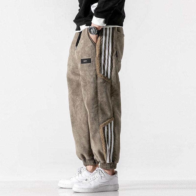 Men's Warm Jogging Pants with Sherpa Lining – Urban Style-Metro Lane Plaza