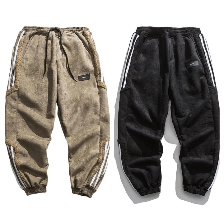 Men's Warm Jogging Pants with Sherpa Lining – Urban Style-Metro Lane Plaza