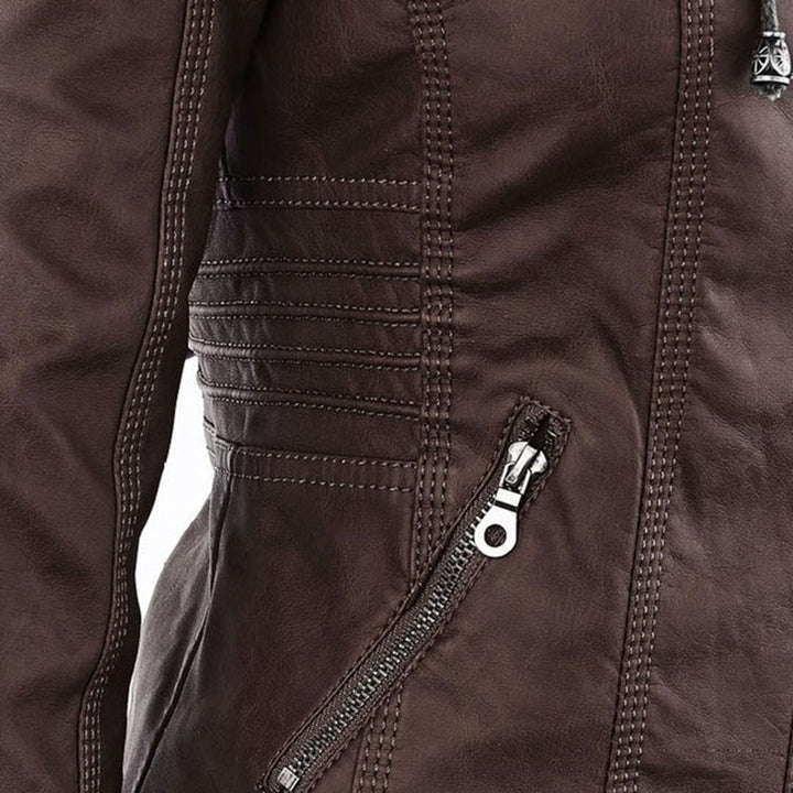 Stylische ultimative Damenlederjacke