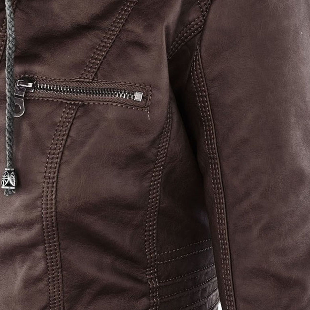 Stylische ultimative Damenlederjacke