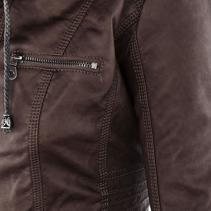 Stylische ultimative Damenlederjacke