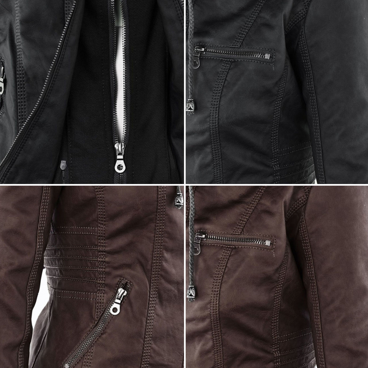 Stylische ultimative Damenlederjacke