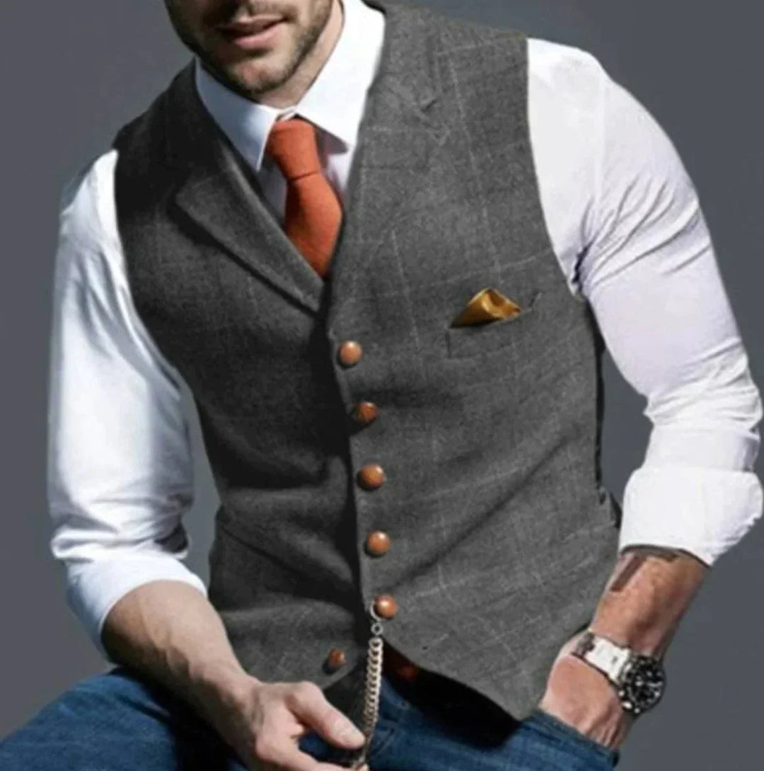 Harrison | Stylish & Versatile Men's Vest-Metro Lane Plaza