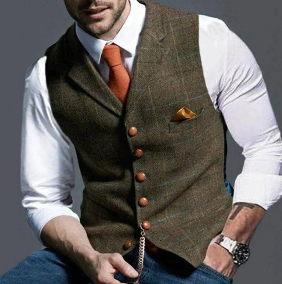 Harrison | Stylish & Versatile Men's Vest-Metro Lane Plaza