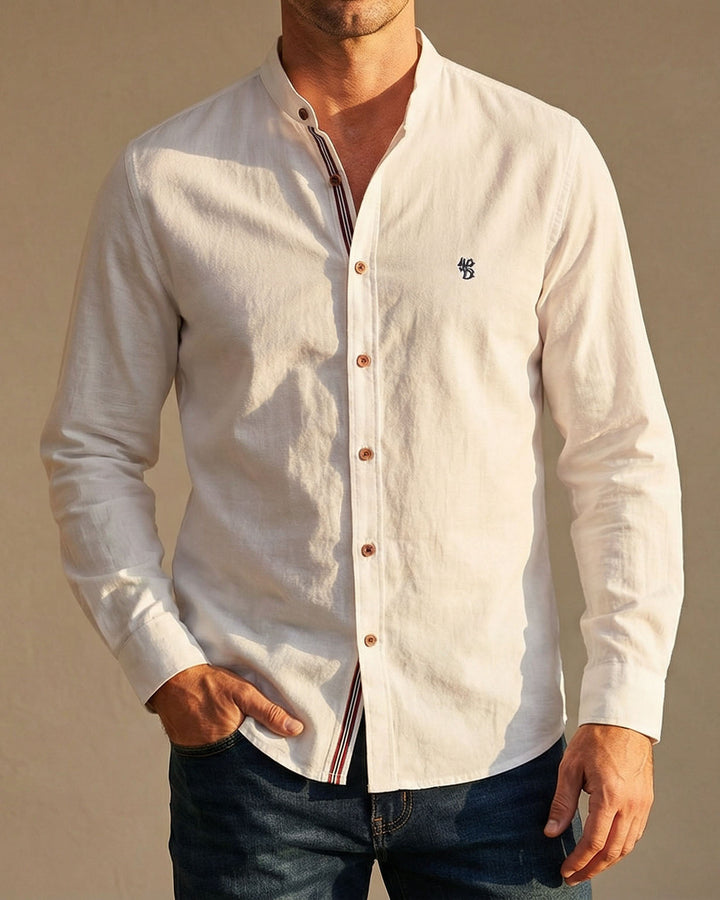 Cooper | Men's Stylish Breathable Cotton Shirt-Metro Lane Plaza