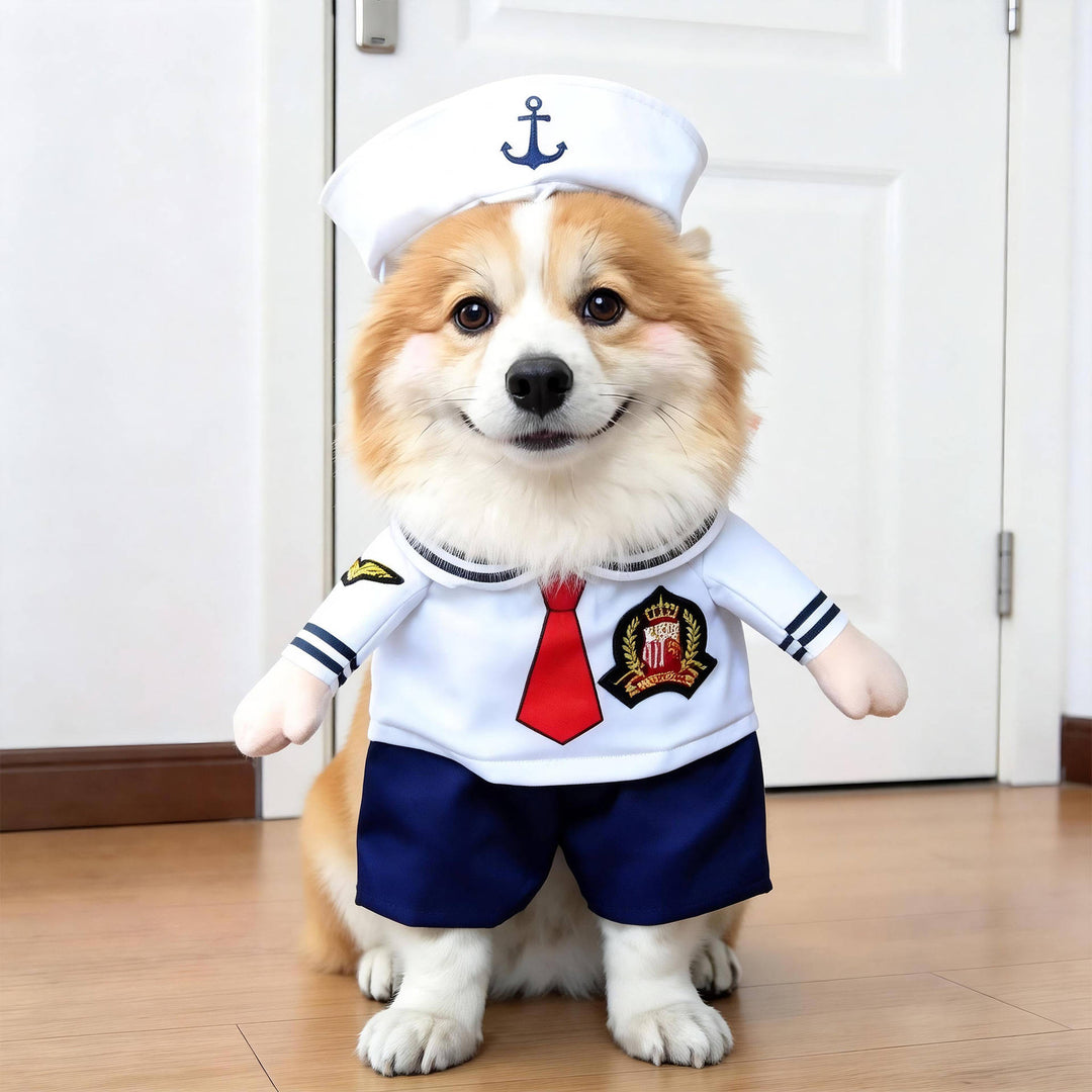 Fato assustador de cão para mulheres, com braços acolchoados, para diversão no Halloween