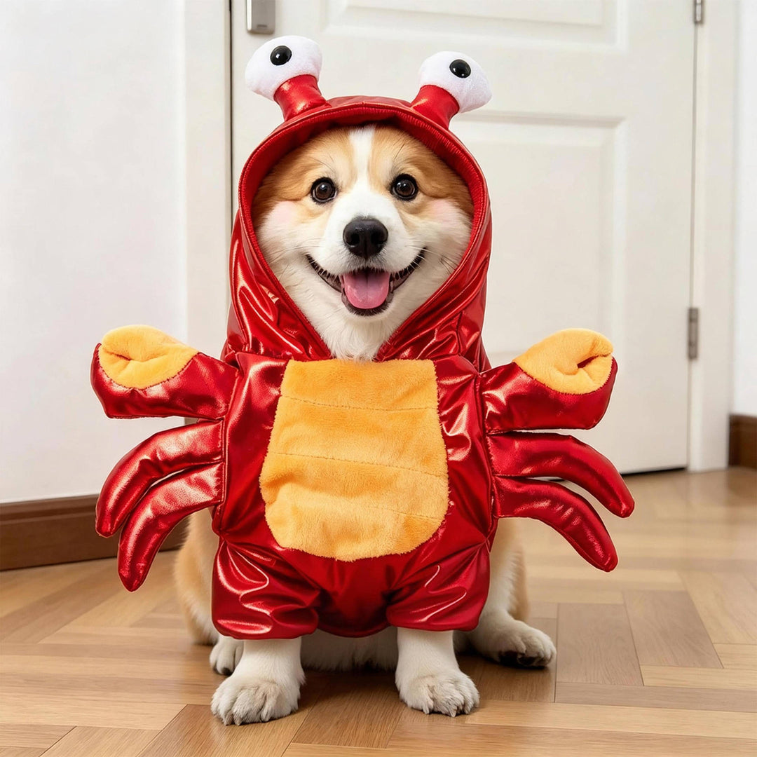 Fato assustador de cão para mulheres, com braços acolchoados, para diversão no Halloween