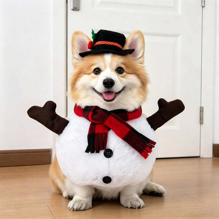 Fato assustador de cão para mulheres, com braços acolchoados, para diversão no Halloween