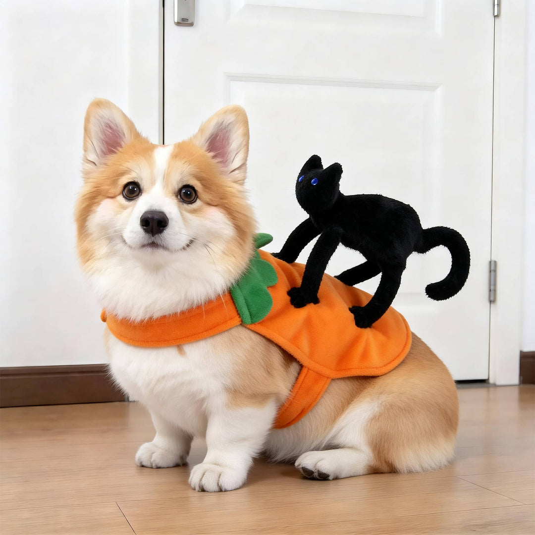 Fato assustador de cão para mulheres, com braços acolchoados, para diversão no Halloween