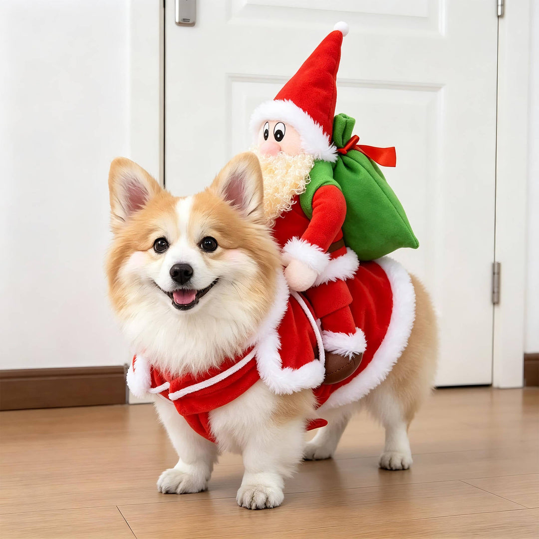 Fato assustador de cão para mulheres, com braços acolchoados, para diversão no Halloween