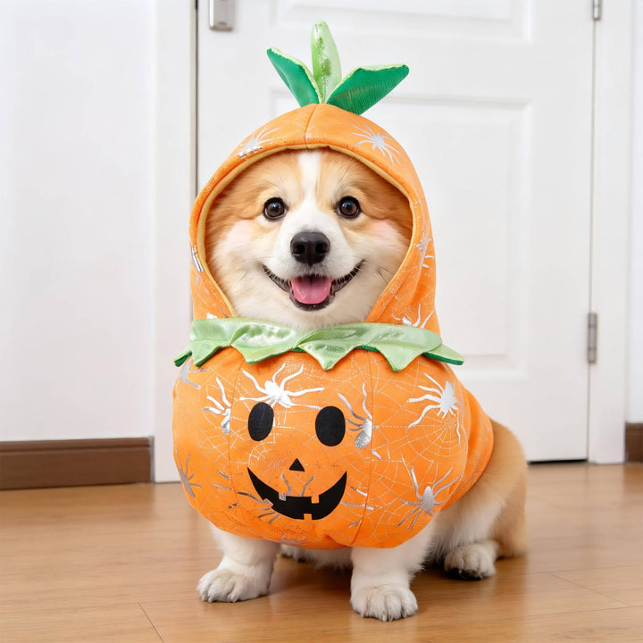 Fato assustador de cão para mulheres, com braços acolchoados, para diversão no Halloween