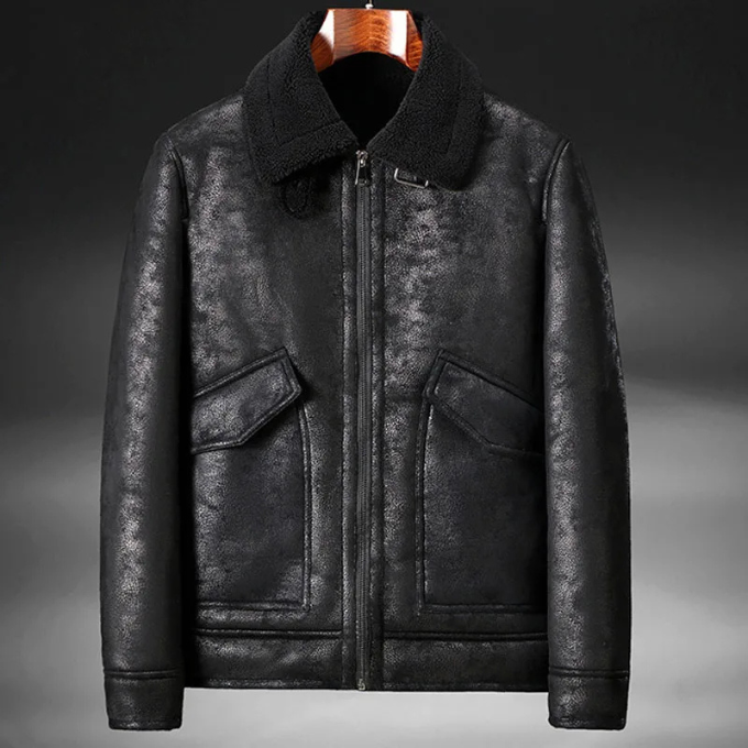 Men's Leather Frontier Coat