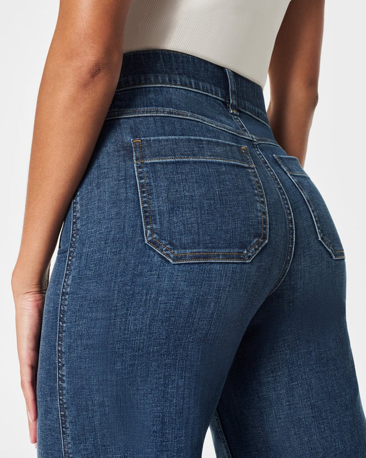 Estelle | Women's High Waist Stretchy Jeans-Metro Lane Plaza