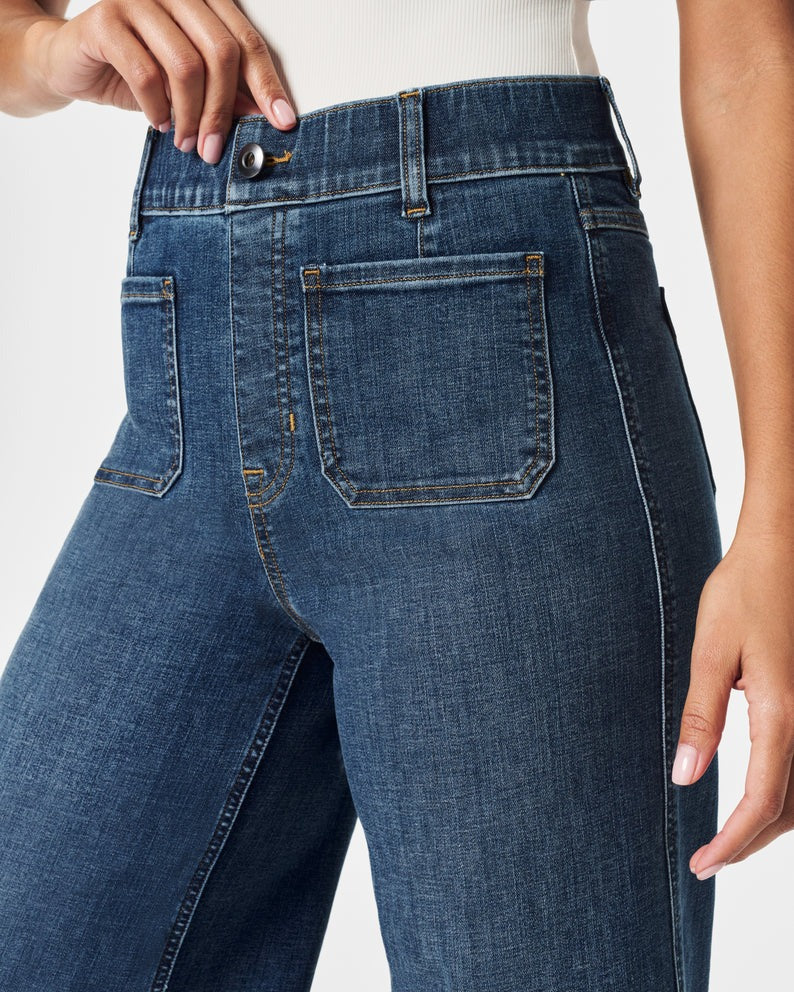Estelle | Women's High Waist Stretchy Jeans-Metro Lane Plaza