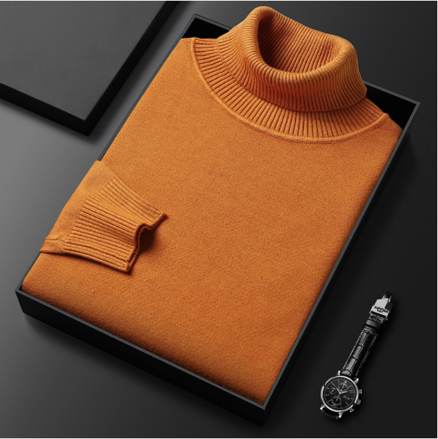 Camisola de gola alta para homem