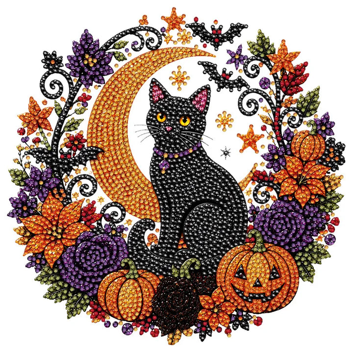Women's Autumn Diamond Painting Suncatcher Kit with Rhinestones