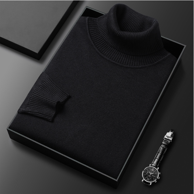 Camisola de gola alta para homem