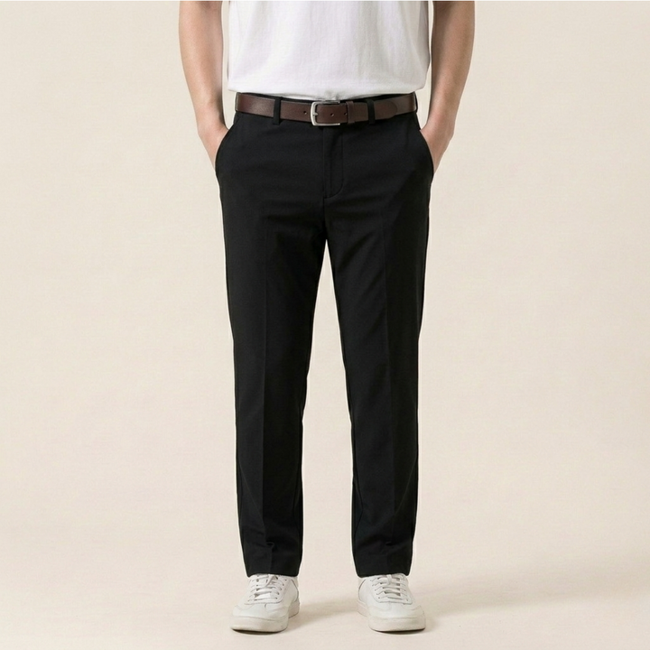 Lorenzo | Men's Stylish Comfortable Stretch Pants-Metro Lane Plaza