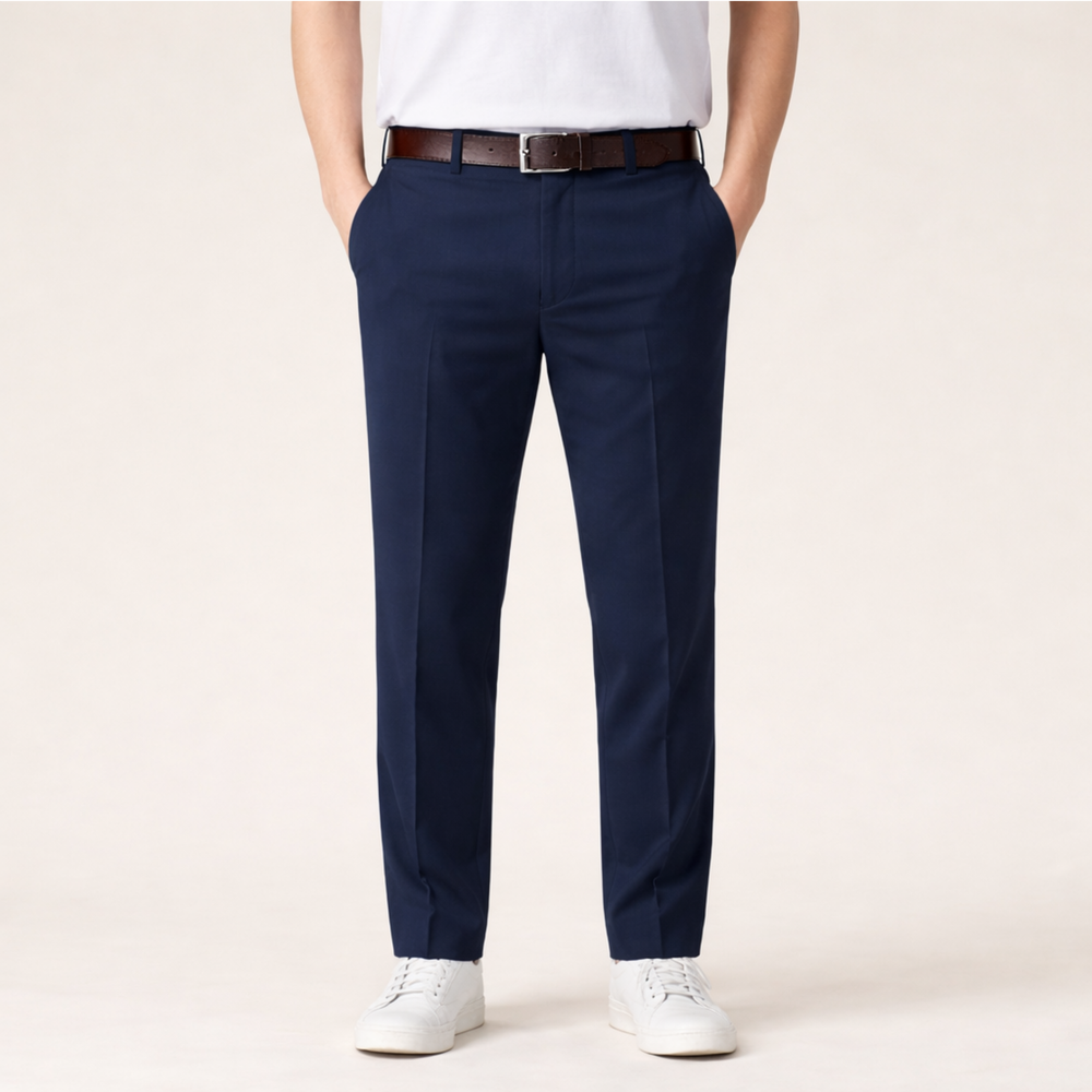 Lorenzo | Men's Stylish Comfortable Stretch Pants-Metro Lane Plaza